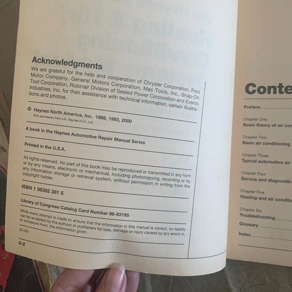 Haynes Automotive Heating & Air Conditioning Techbook Repair Manual 10425 - Picture 7 of 12